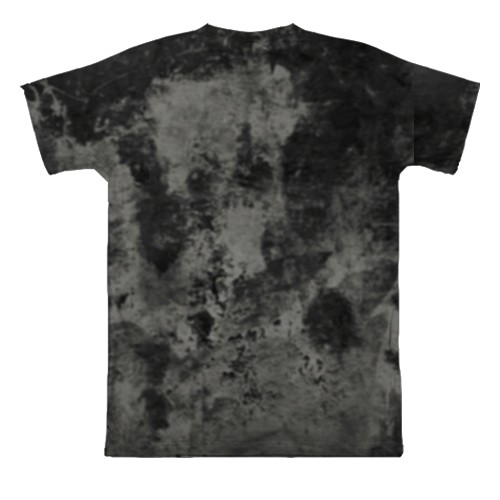 3D футболка с мордой волка (вид сзади)