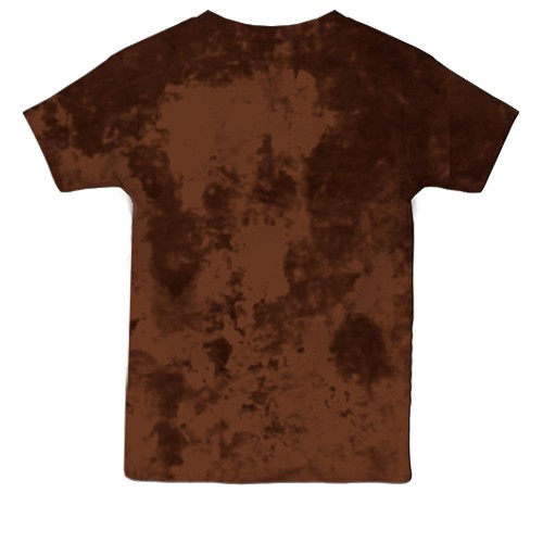 Детская 3D футболка с саблезубым тигром (вид сзади)