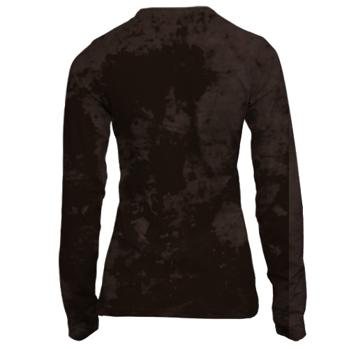 Женский 3D лонгслив со слоном (вид сзади)