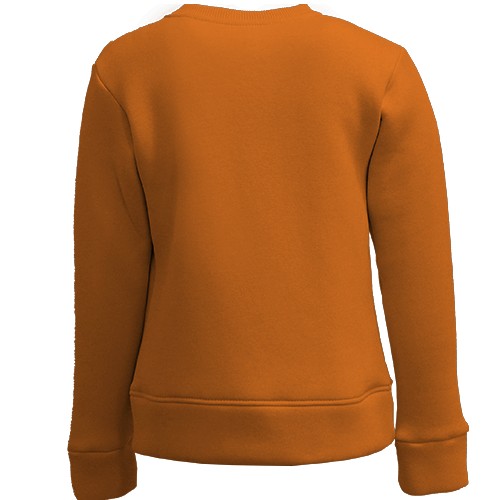 Детский 3D свитшот Аниме девушка, Хэллоуин (вид сзади)