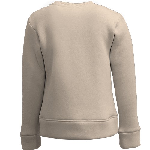 Дитячий 3D світшот Милий котик, Хелловін (вид ззаду)