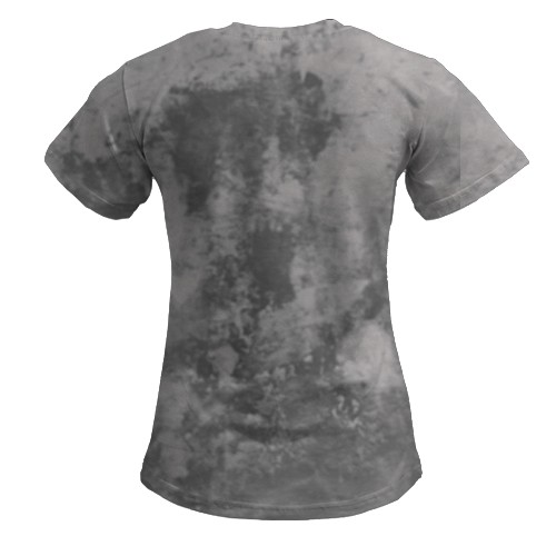 Женская 3D футболка с пандой (вид сзади)