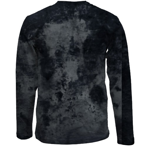 Дитячий 3D лонгслів Котяча мордочка (вид ззаду)