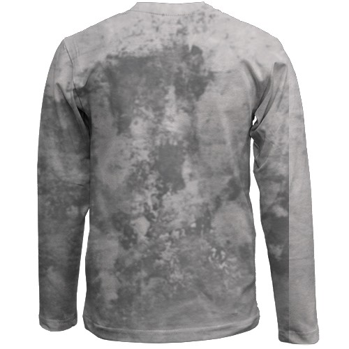 Дитячий 3D лонгслів з пандою (вид ззаду)