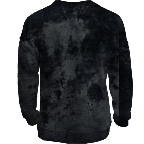 3D світшот Котяча мордочка (вид ззаду)