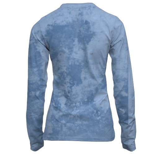 Жіночий 3D лонгслів з орлом (2) (вид ззаду)