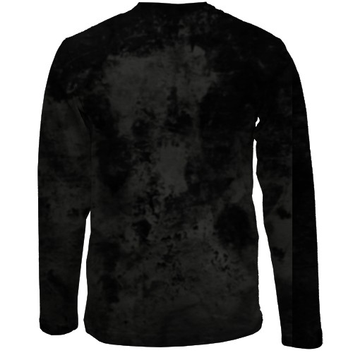 Дитячий 3D лонгслів Чорна пантера (вид ззаду)