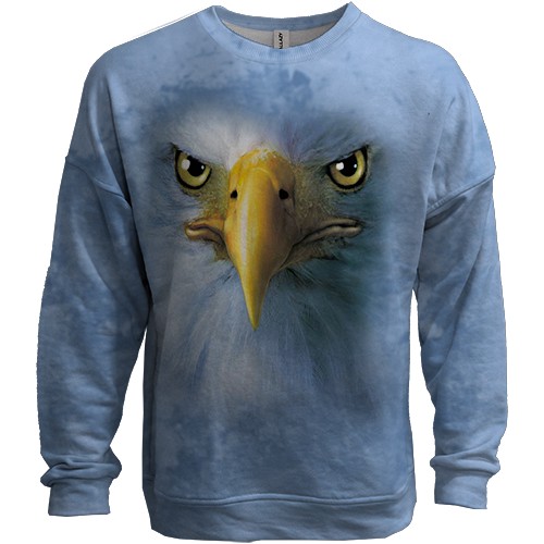 3D світшот з орлом (2) (вид спереду)