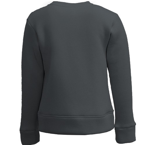 Детский 3D свитшот с Золотогривой лошадью (вид сзади)