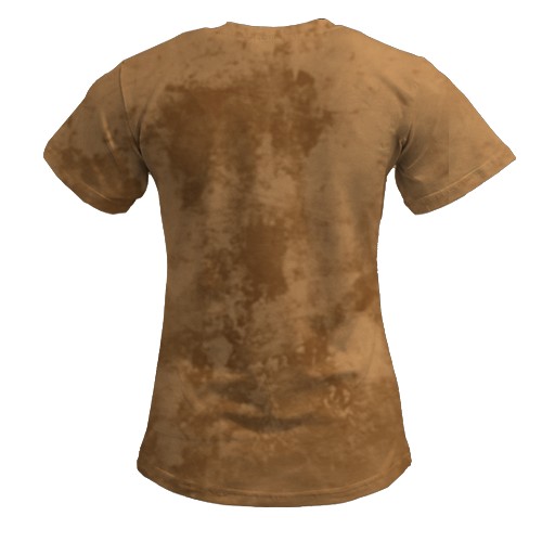 Жіноча 3D футболка з Корги (вид ззаду)