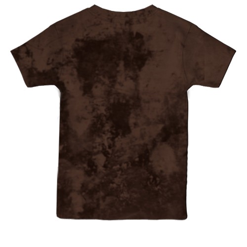 Детская 3D футболка с мордой Боксера (вид сзади)