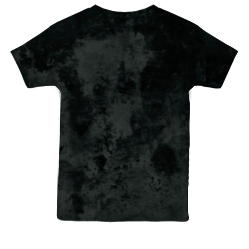 Детская 3D футболка с мордой мопса (вид сзади)