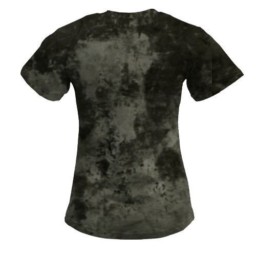 Жіноча 3D футболка з мордою носорога (вид ззаду)