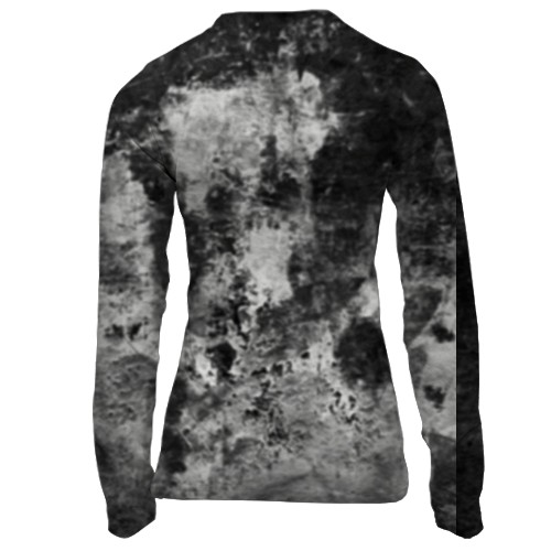 Женский 3D лонгслив Чихуахуа (2) (вид сзади)