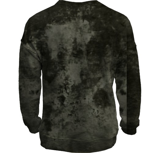 3D свитшот с мордой носорога (вид сзади)