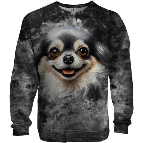 3D світшот Чіхуахуа (2) (вид спереду)