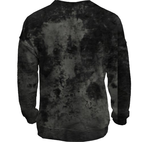 3D світшот з мордою вовка (вид ззаду)