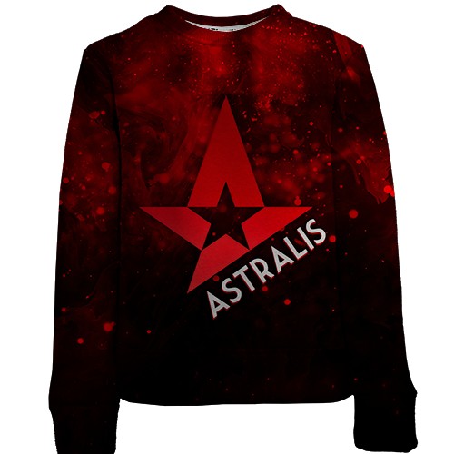 Детский 3D свитшот Astralis (вид спереди)