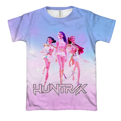 3D футболка HUNTRIX K-POP (вид спереди)