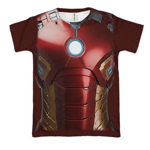 3D футболка Костюм Железного Человека (вид спереди)
