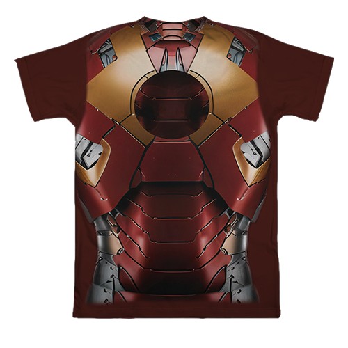 3D футболка Костюм Железного Человека (вид сзади)