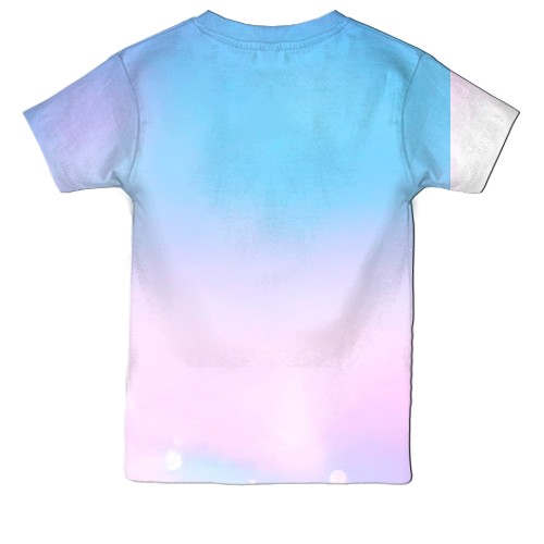 Детская 3D футболка HUNTRIX K-POP (вид сзади)