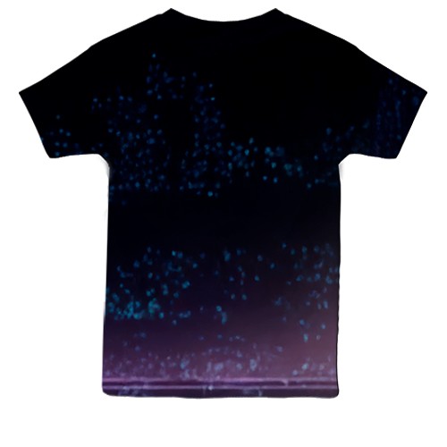 Детская 3D футболка K-pop demon hunters show (вид сзади)