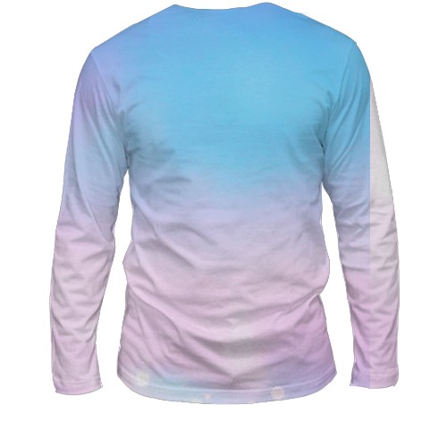 Чоловічий 3D лонгслів HUNTRIX K-POP (вид ззаду)