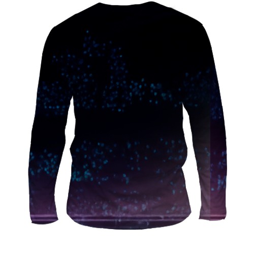 Чоловічий 3D лонгслів K-pop demon hunters show (вид ззаду)