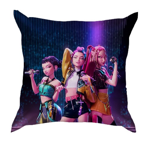 3D подушка K-pop demon hunters show (вид спереду)