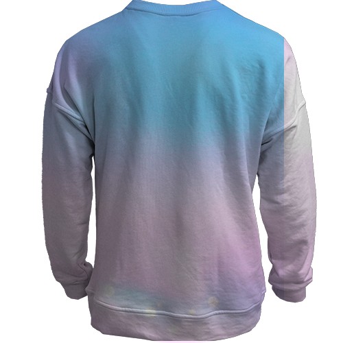 3D свитшот HUNTRIX K-POP (вид сзади)