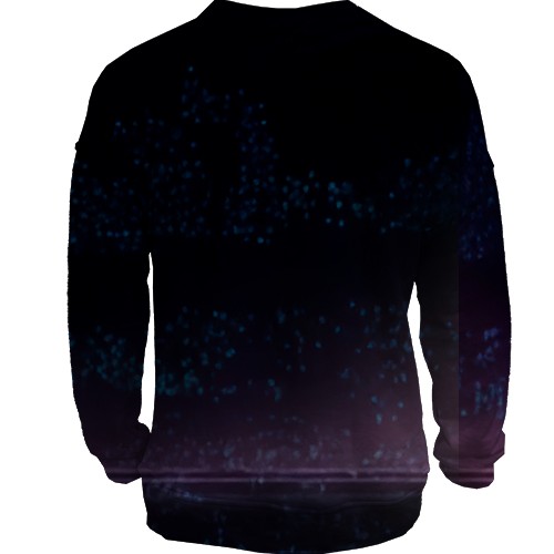 3D свитшот K-pop demon hunters show (вид сзади)