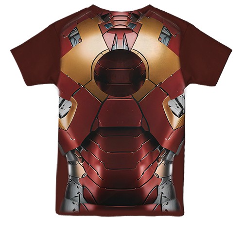 Детская 3D футболка Костюм Железного Человека (вид сзади)