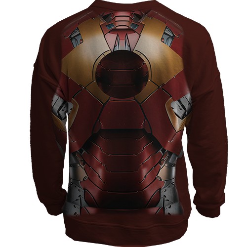 3D світшот Костюм Залізної Людини (вид ззаду)