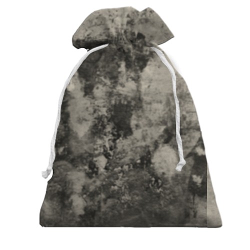 3D Подарочный мешочек с мордой злого волка (вид сзади)