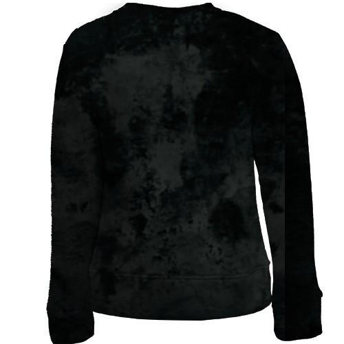 Детский 3D свитшот с мордой мопса (вид сзади)