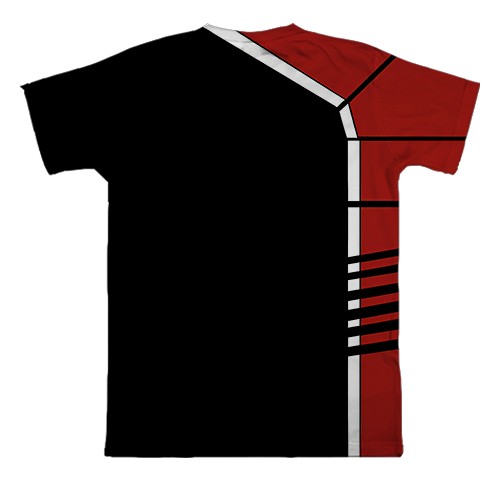 3D футболка Mass Effect, N7 logo (вид сзади)