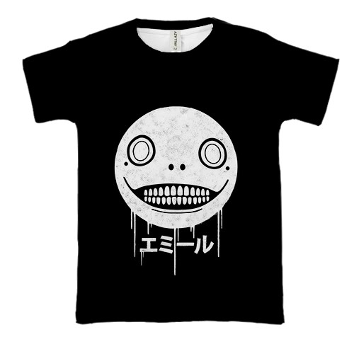 3D футболка Emil - NieR: Automata (вид спереди)