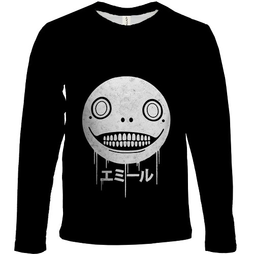 Дитячий 3D лонгслів Emil - NieR: Automata (вид спереду)