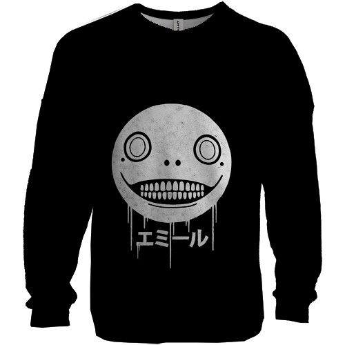 3D свитшот Emil - NieR: Automata (вид спереди)