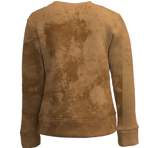 Детский 3D свитшот с Корги (вид сзади)