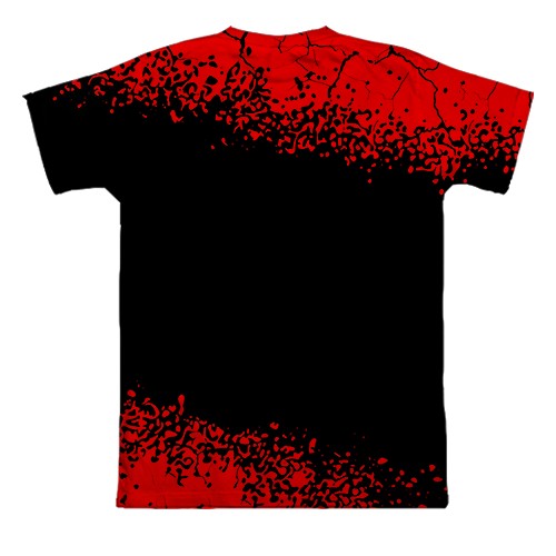 3D футболка Eat Sleep Warhammer Repeat (вид ззаду)