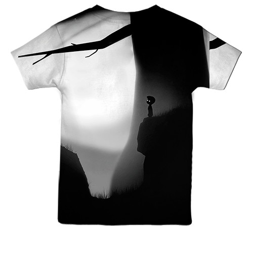 Дитяча 3D футболка Limbo - 404 not found (вид ззаду)