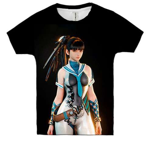 Детская 3D футболка Eva - Stellar Blade (вид спереди)