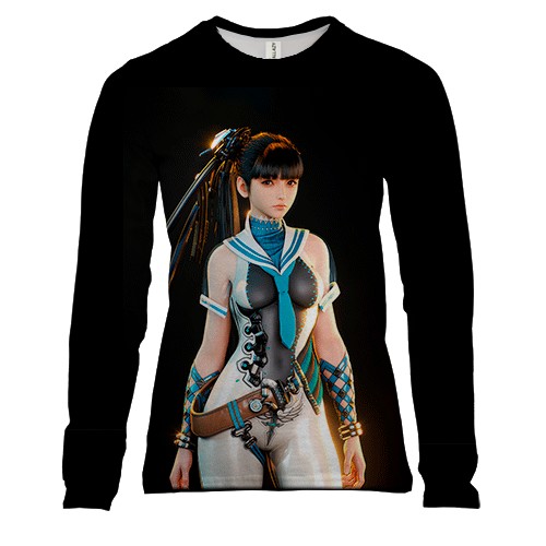 Жіночий 3D лонгслів Eva - Stellar Blade (вид спереду)