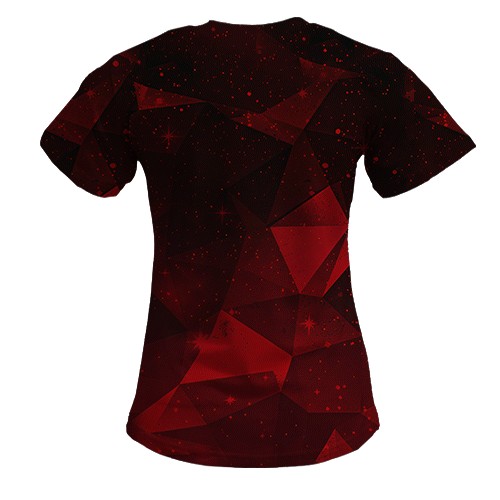 Женская 3D футболка Helltaker - Azazel X Modeus (вид сзади)