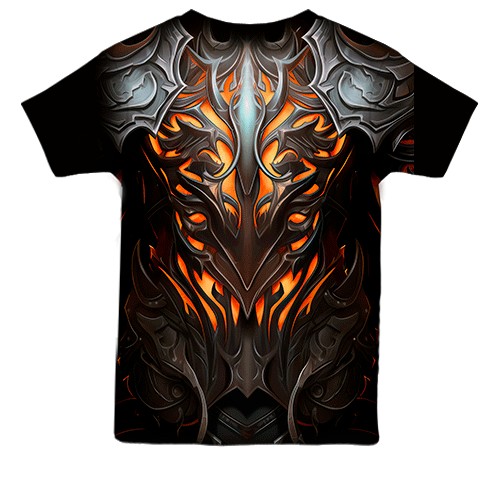 Дитяча 3D футболка Fire Costume (DarkSouls) (вид ззаду)