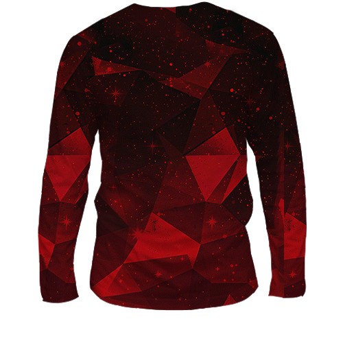 Чоловічий 3D лонгслів Helltaker - Azazel X Modeus (вид ззаду)