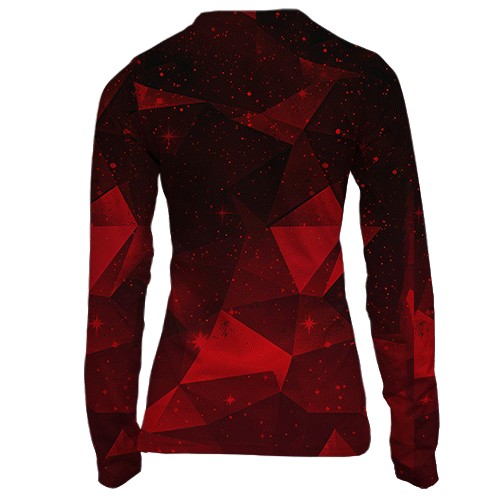 Женский 3D лонгслив Helltaker - Azazel X Modeus (вид сзади)