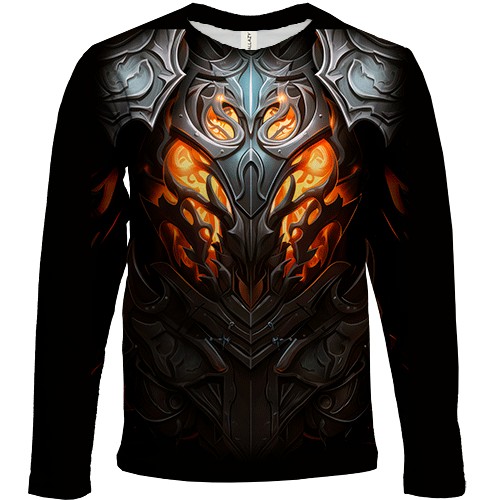 Дитячий 3D лонгслів Fire Costume (DarkSouls) (вид спереду)